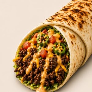 Beef Burger Wrap